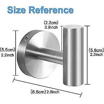 Bathroom Robe Hooks Bathroom Towel Hooks Set Of Brushed Nickel