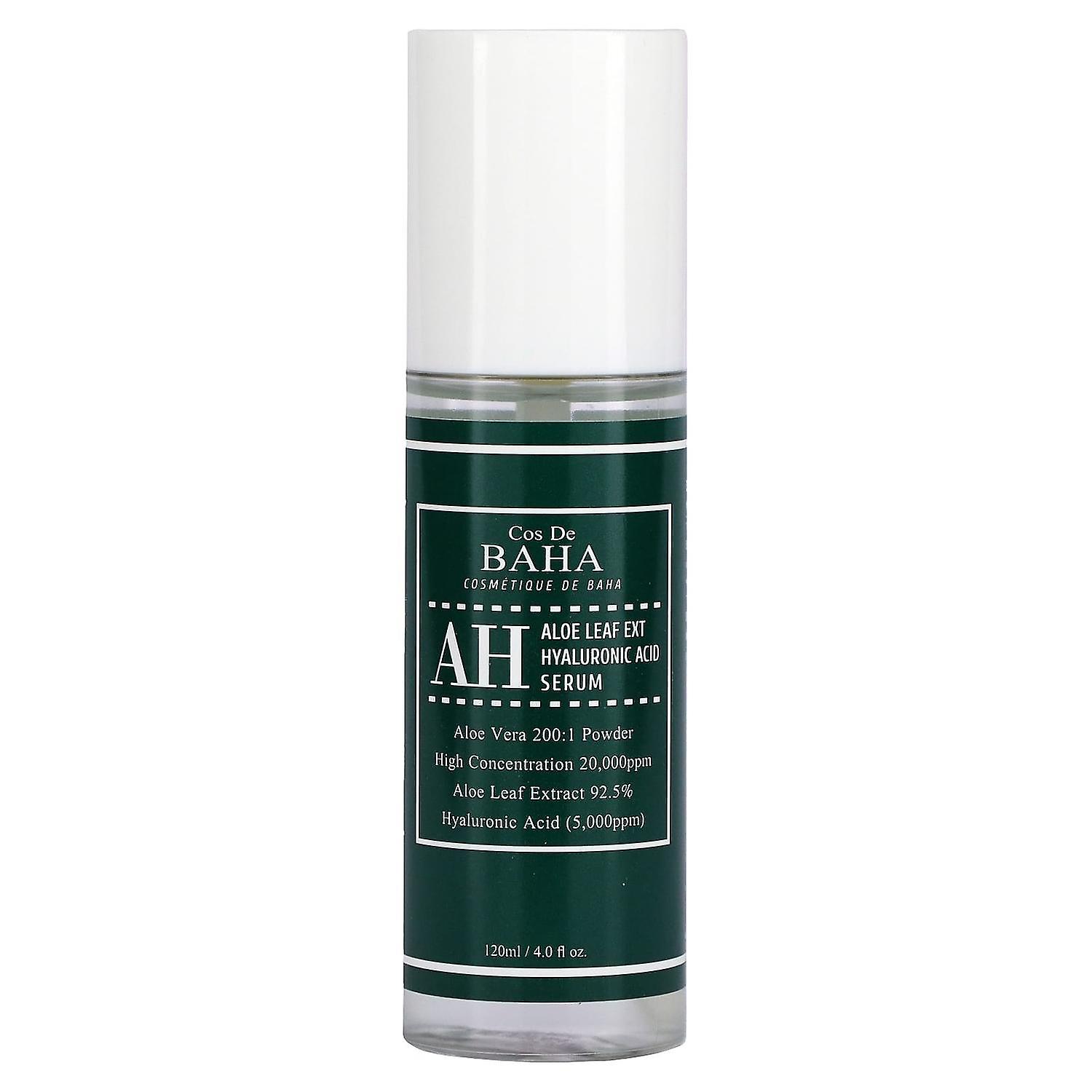 Cos De BAHA, AH Aloe Leaf Ext Ha Serum, 4 fl oz (120 ml)