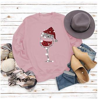 Ladies Hoodie Autumn And Winter Fashion Christmas Theme Loose Top