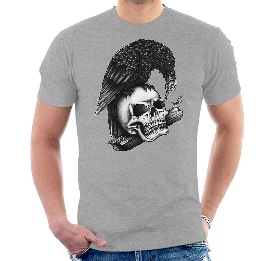 Lebka a Crow muži ' s tričko
