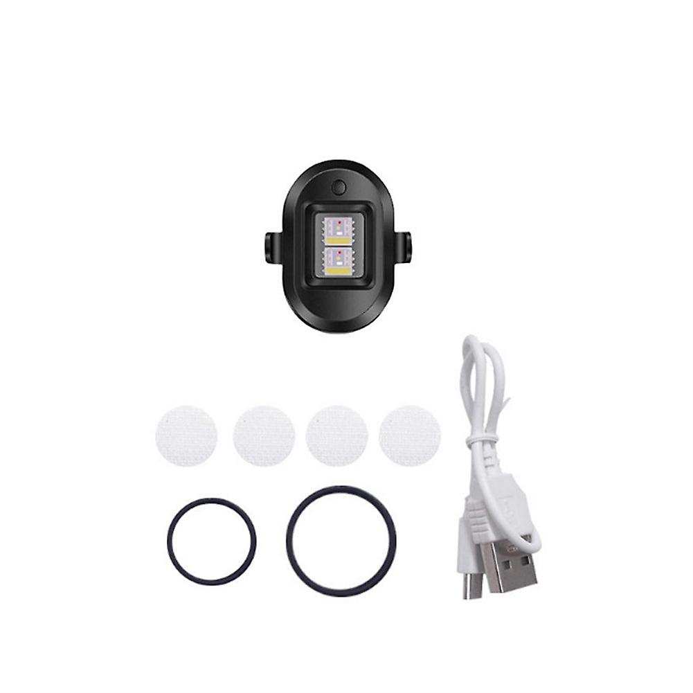 4/7 Colorful Bicycle Lights Rear With Battety Cycling Warning Taillights Aircraft