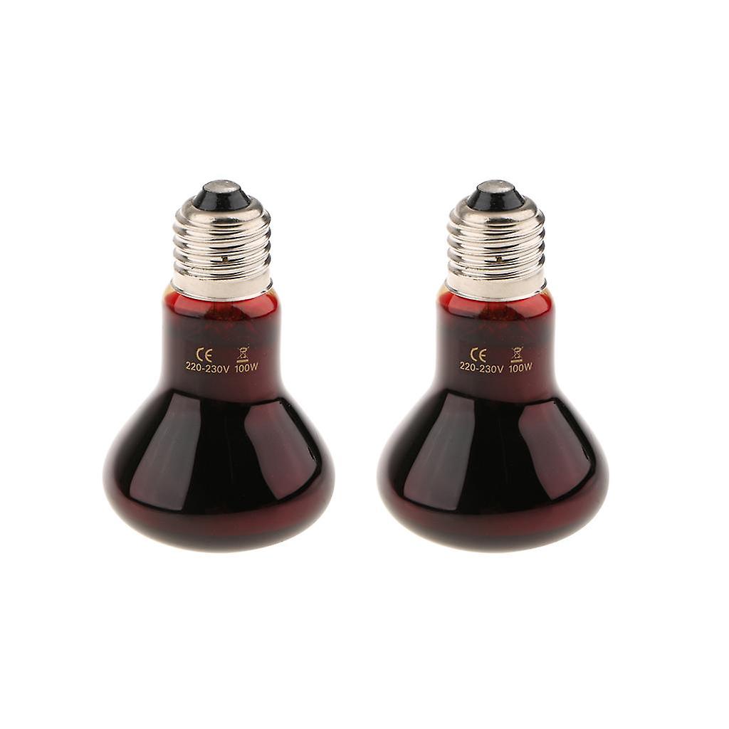 Reptile Tortue Amphibie Veilleuse UVA Lumière Infrarouge E27 Lampe Chauffante 40W