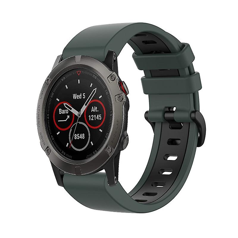 Silicone Watch Band For Garmin Fenix 5X Plus