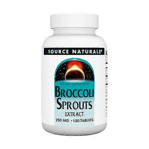 Source Naturals Broccoli Sprouts Extract, 120 Tabs (Pack of 2)