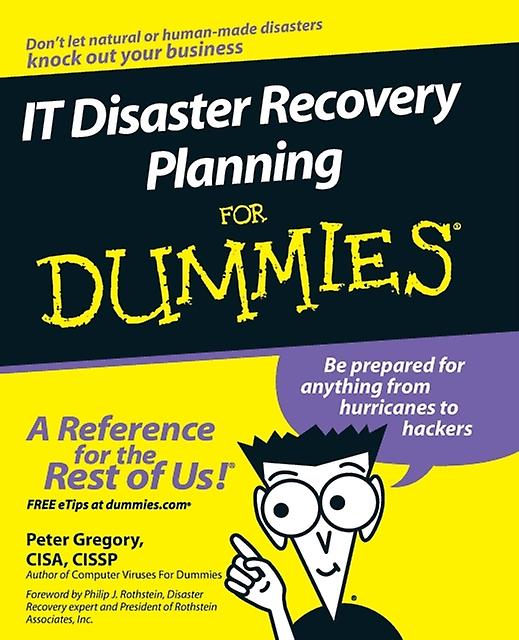 It Disaster Recovery Planning For Dummies by Gregory & Peter H. AT&T Wireless Services & Woodinville & Washington Paperback Book