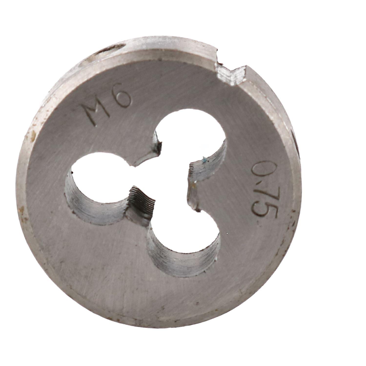M6 x 0.75mm Metric Die Nut, Tungsten Steel, Thread Cutter 1" (25mm) TD066