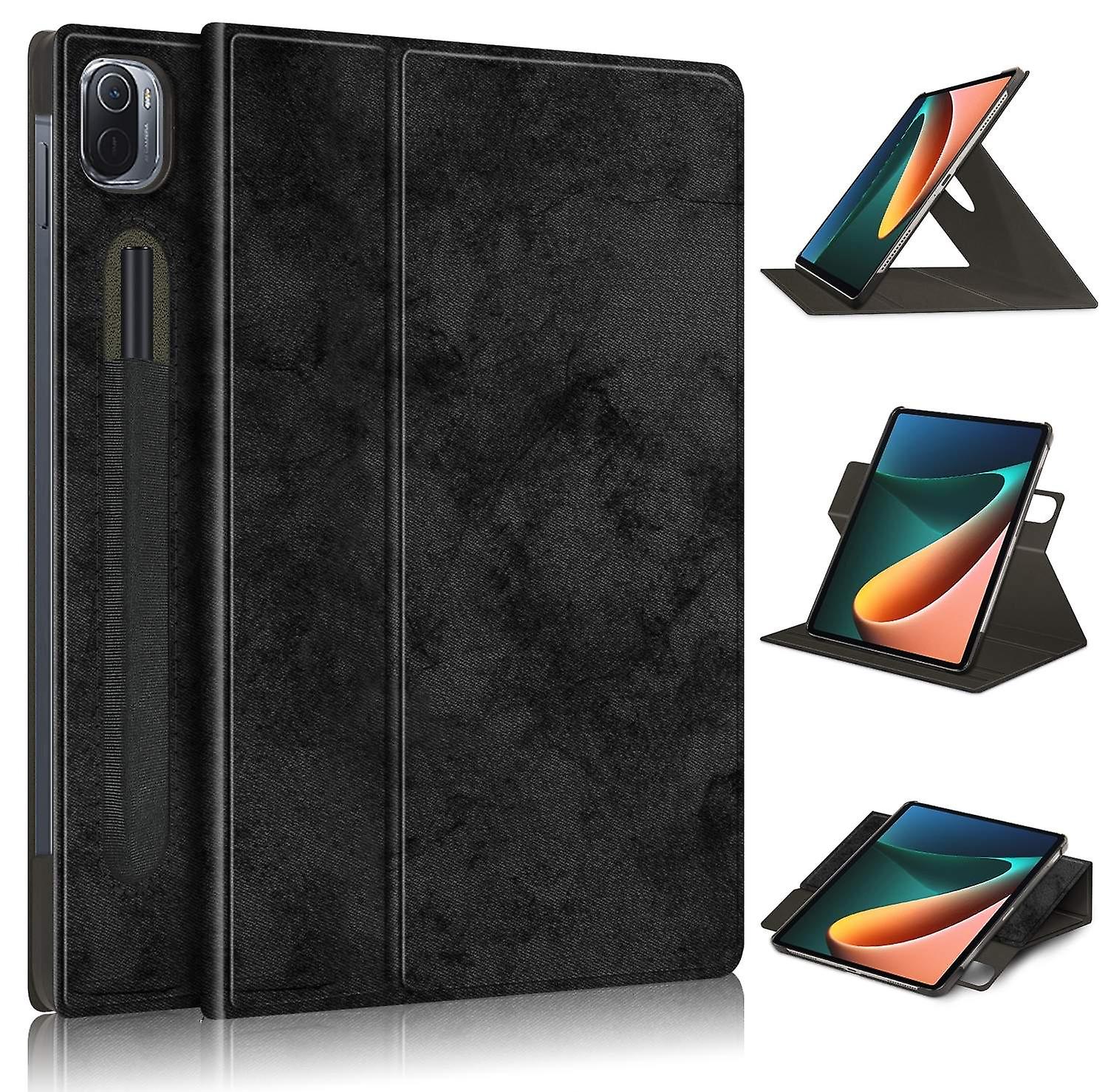 360 Degrees Rotation Tablet Leather Case For Xiaomi Mi Pad 5