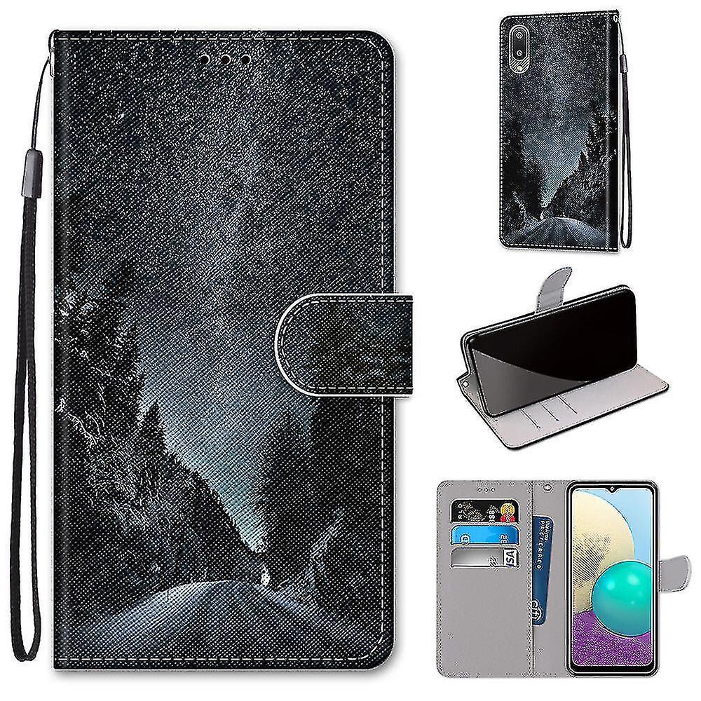 Compatible With Samsung Galaxy M02 Night Mobile Case
