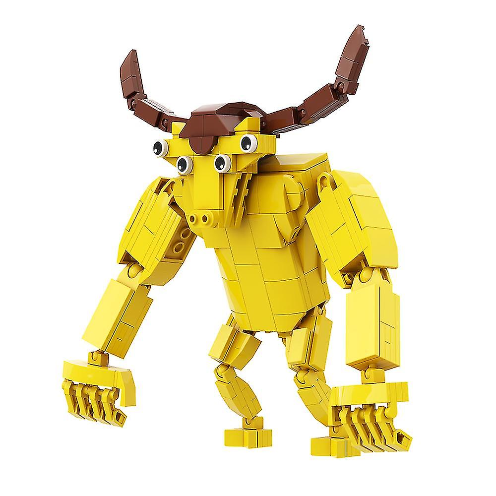Gobricks Garten of Banban Bricks Game Green Head Monster Flamingo Moc Model Building Blocks هدايا تعليمية للأطفال