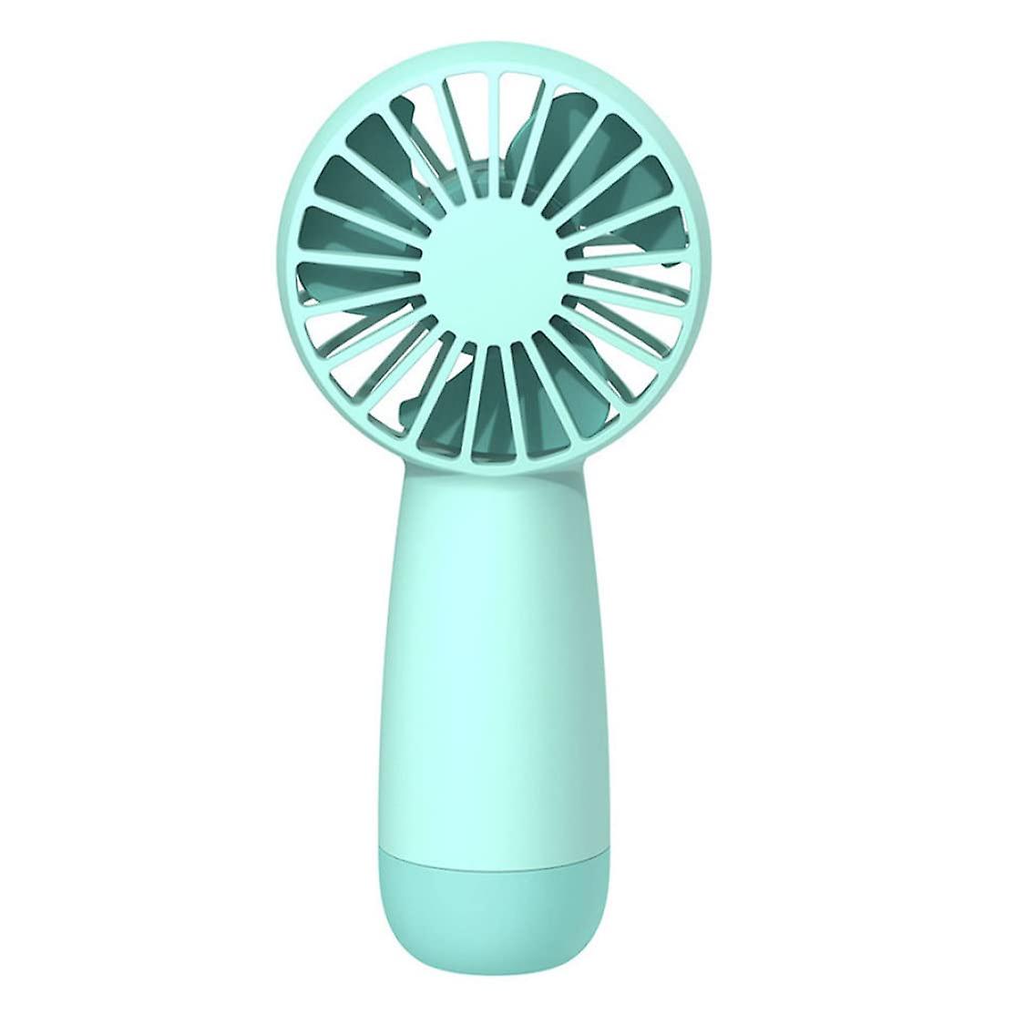 Mini Usb Rechargeable Handheld Fan (green)