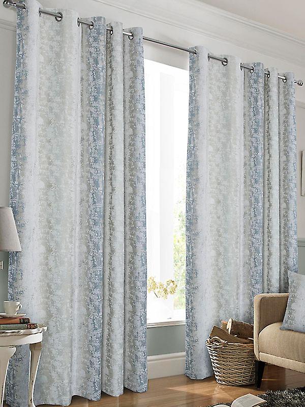 Belle Maison Lined Eyelet Curtains, Portofino Range