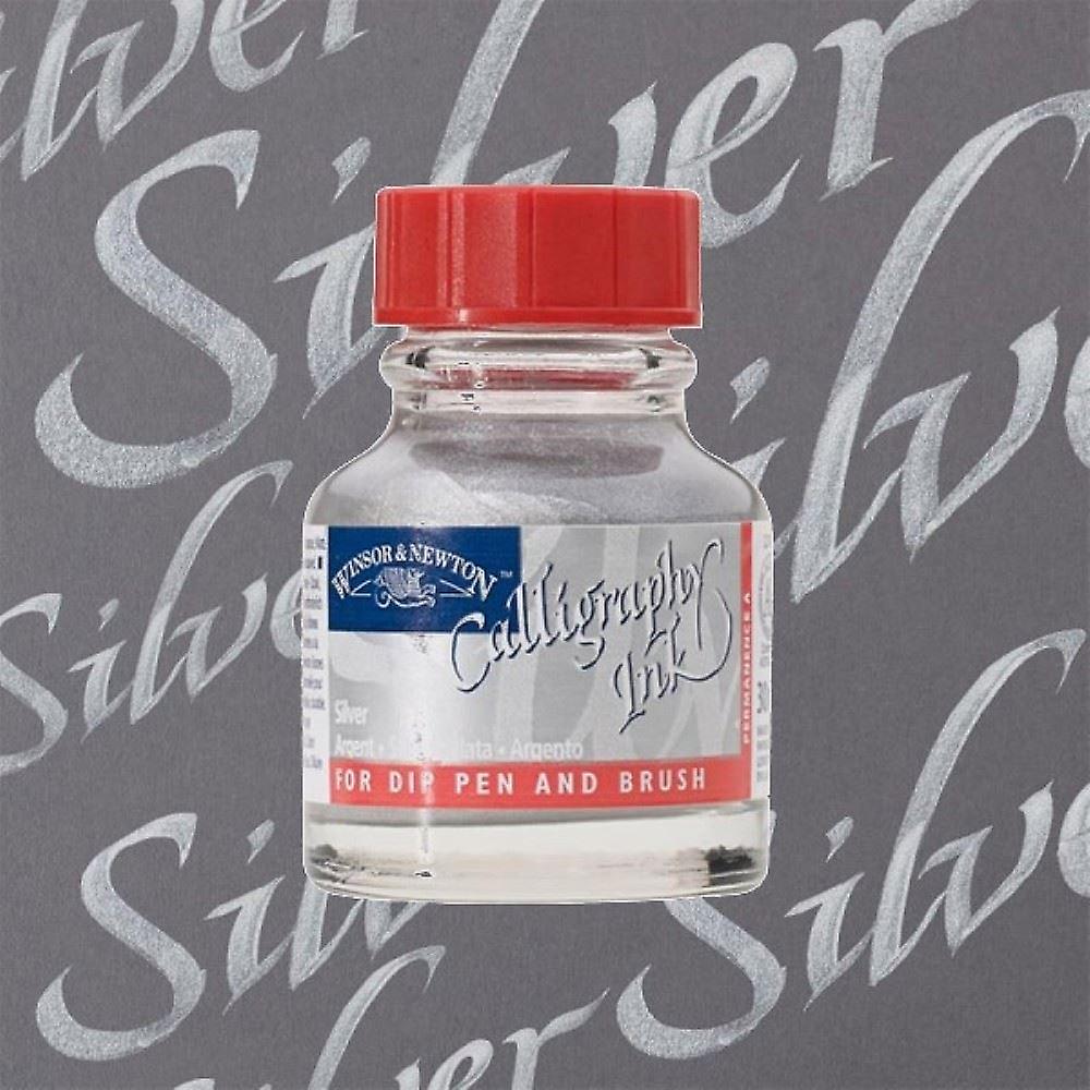 Winsor & Newton Designers Calligraphy Ink - Silver - 30ml
