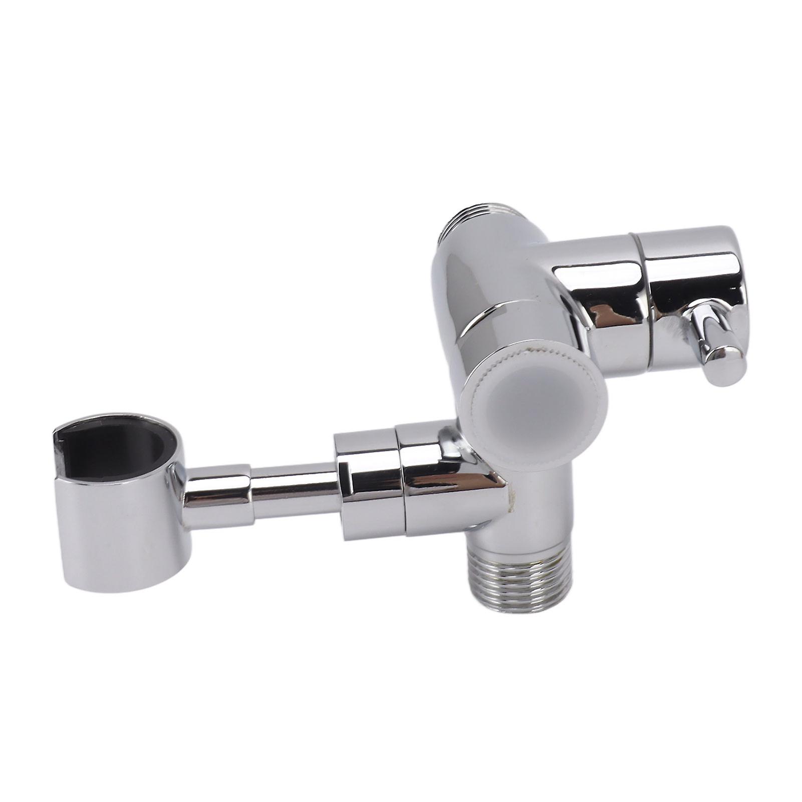 Shower Arm Diverter Valve 108 Electroplating, Water Separator for Handheld and Fixed Showerhead, Durable Bathroom Faucet Connector
