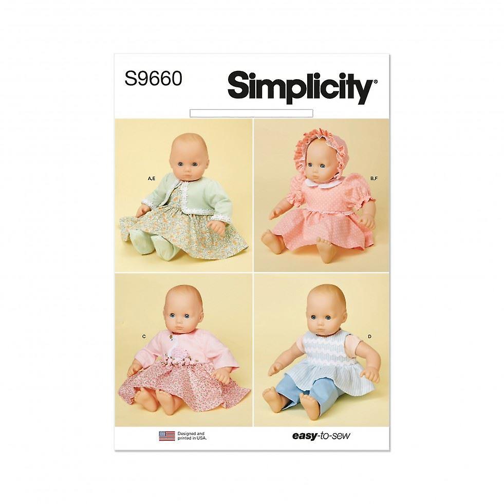 Simplicity Paper Sewing Pattern 9660