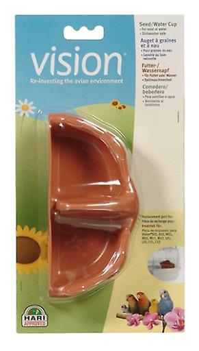 Vision Tasse pour Graines et Eau, Marron