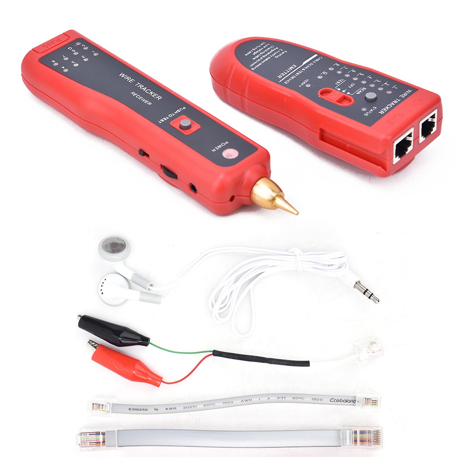 Multifunction Cable Tester Wire Locator Line Finder for Telephone Line Network Cable