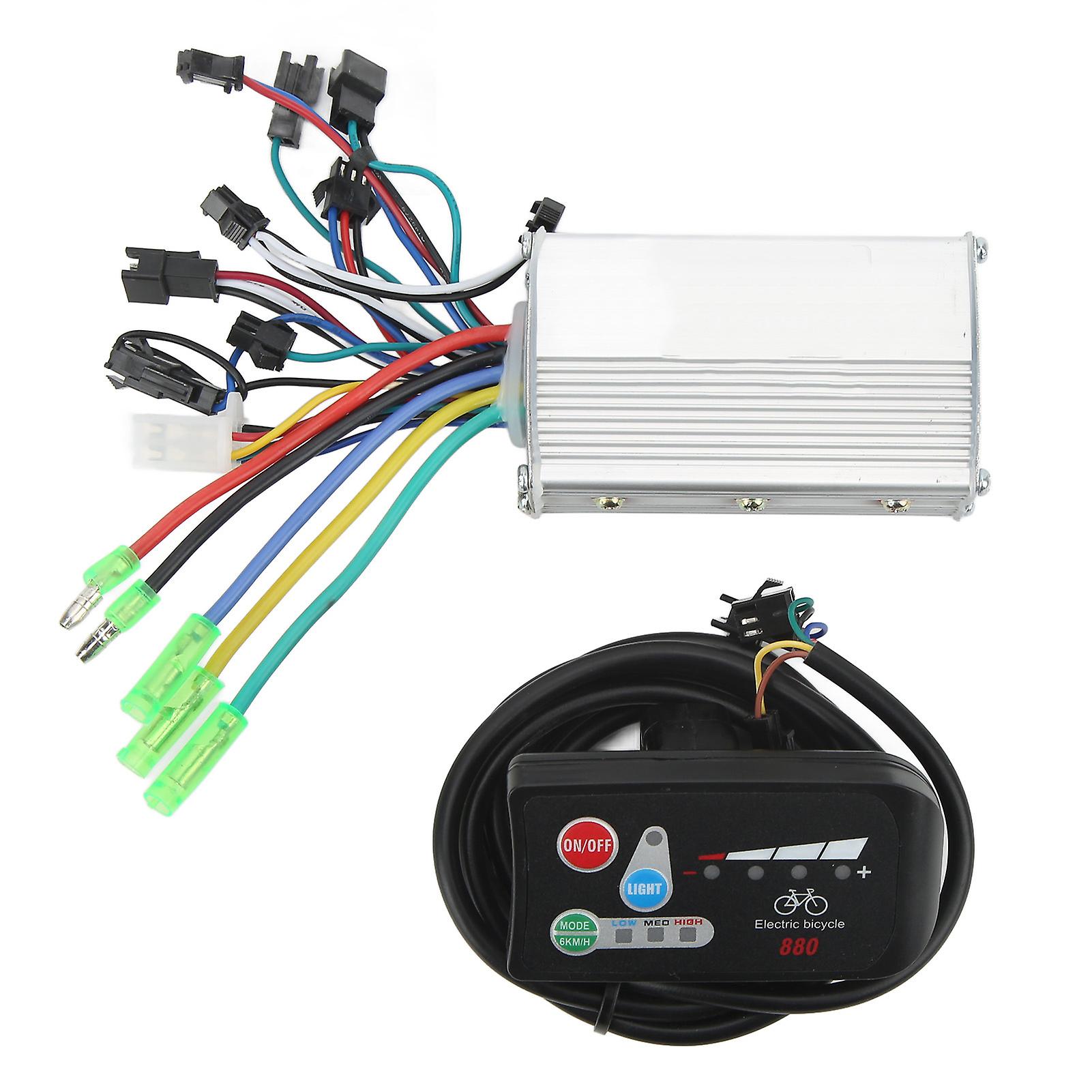 48V 250W 350W Electric Bike Brushless Controller Kit Motor Controller 880 LED Panel Set