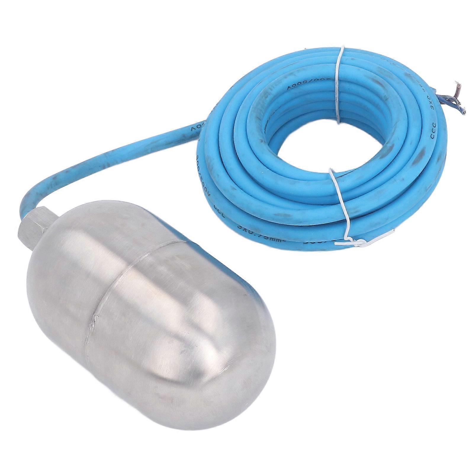 Stainless Steel Balanced Float Ball Valve Float Valves for Water Level Control 250 to 380V with 5m Cable