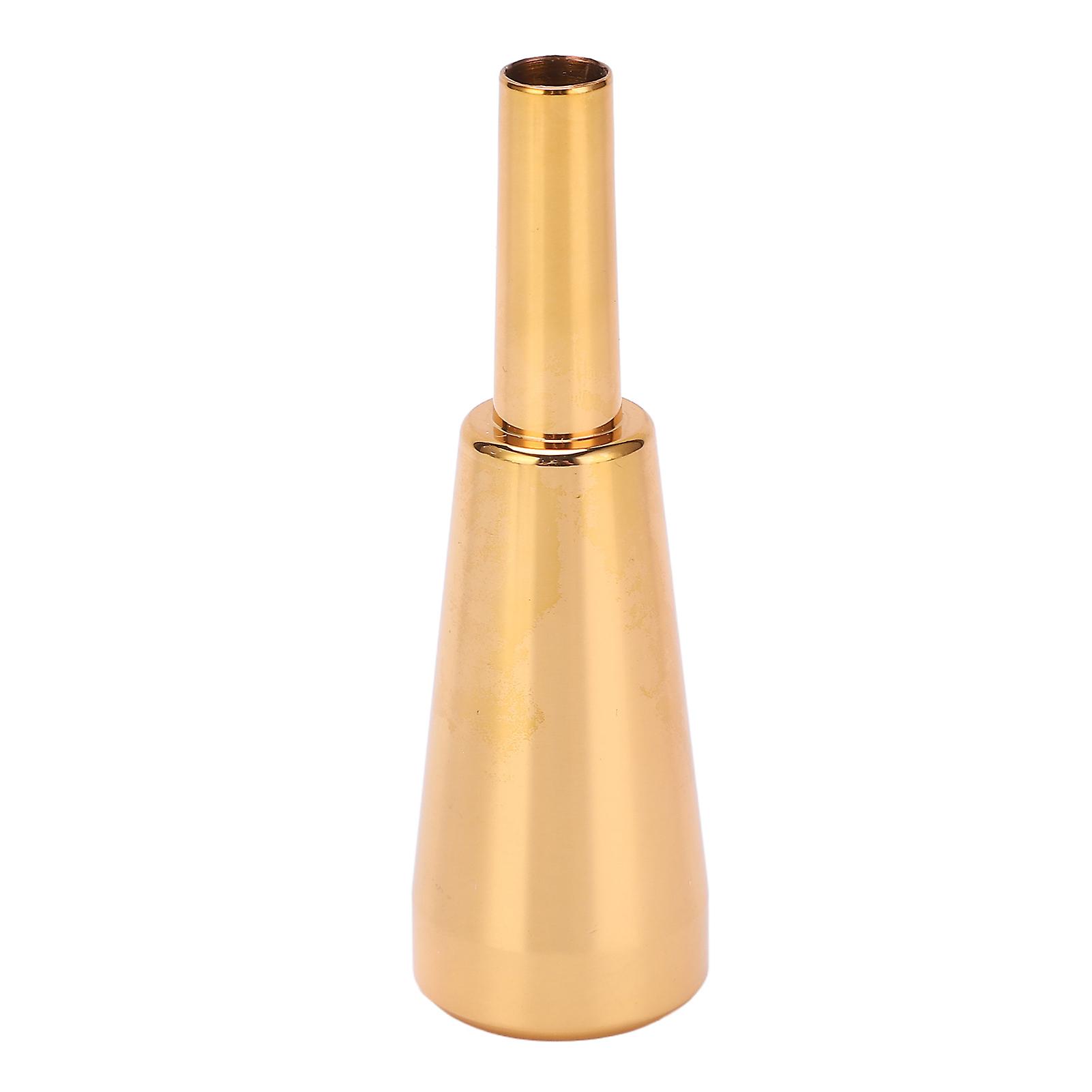 3C Metal Trumpet Mouthpiece, Durable Luster, Thicker, Heavier, Replaceable Mouthpiece, Gold Instrument Part