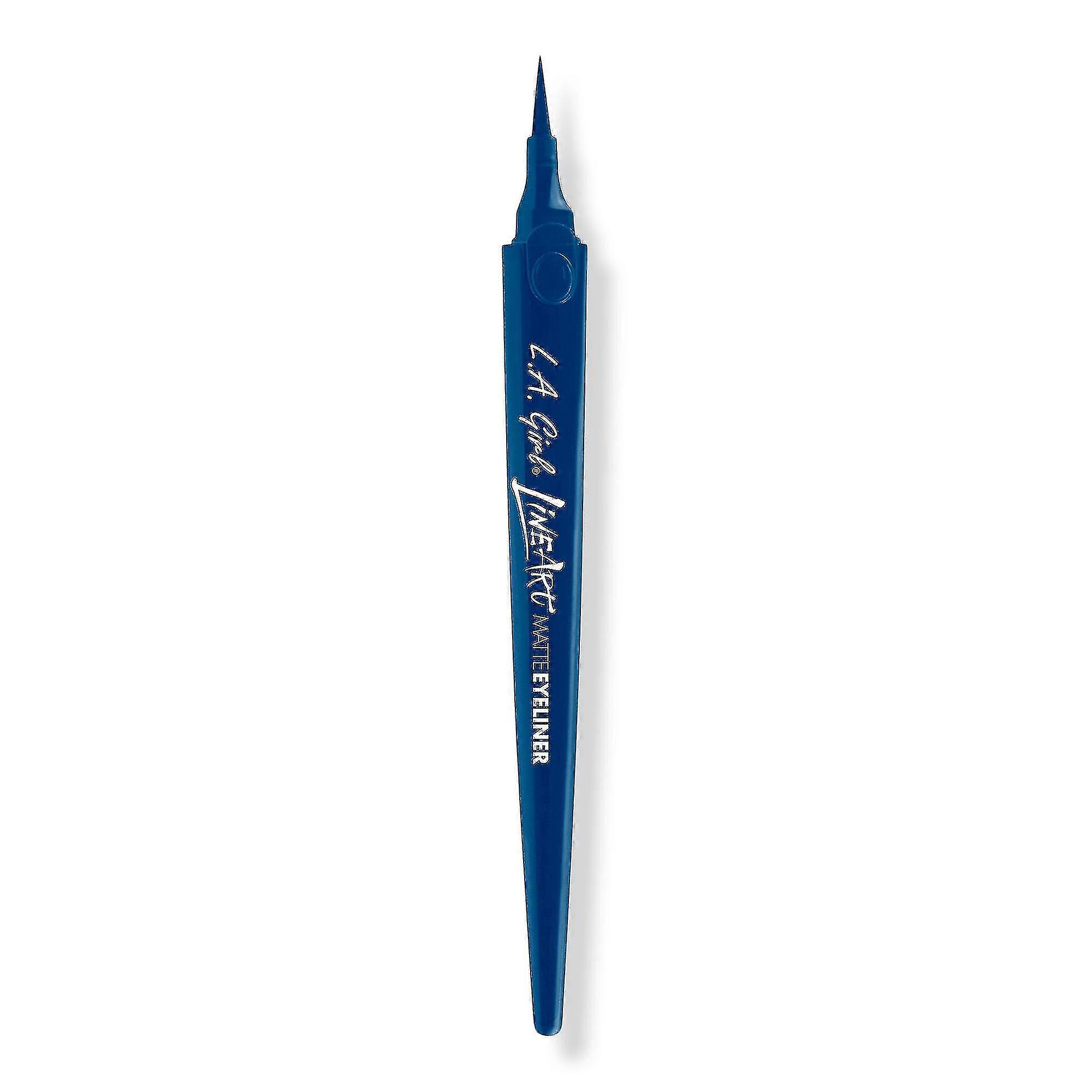 L.a. Girl Line Art Matte Eyeliner Pen, Cobalt, 0.014 Oz