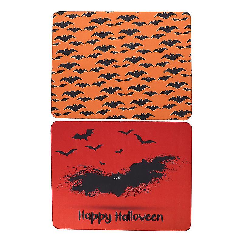 2pcs Halloween Mouse Pad For Halloween Decorations