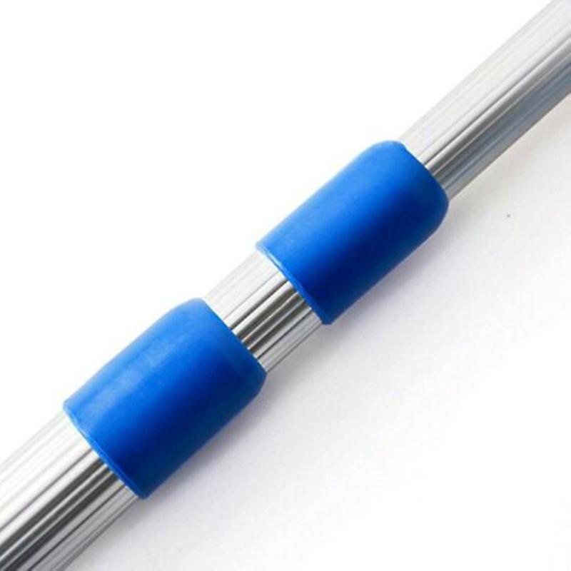 Swimming Pool Deep Bag Leaf Rake Mesh Skimmer With Telescopic Pole Cleaning Tool