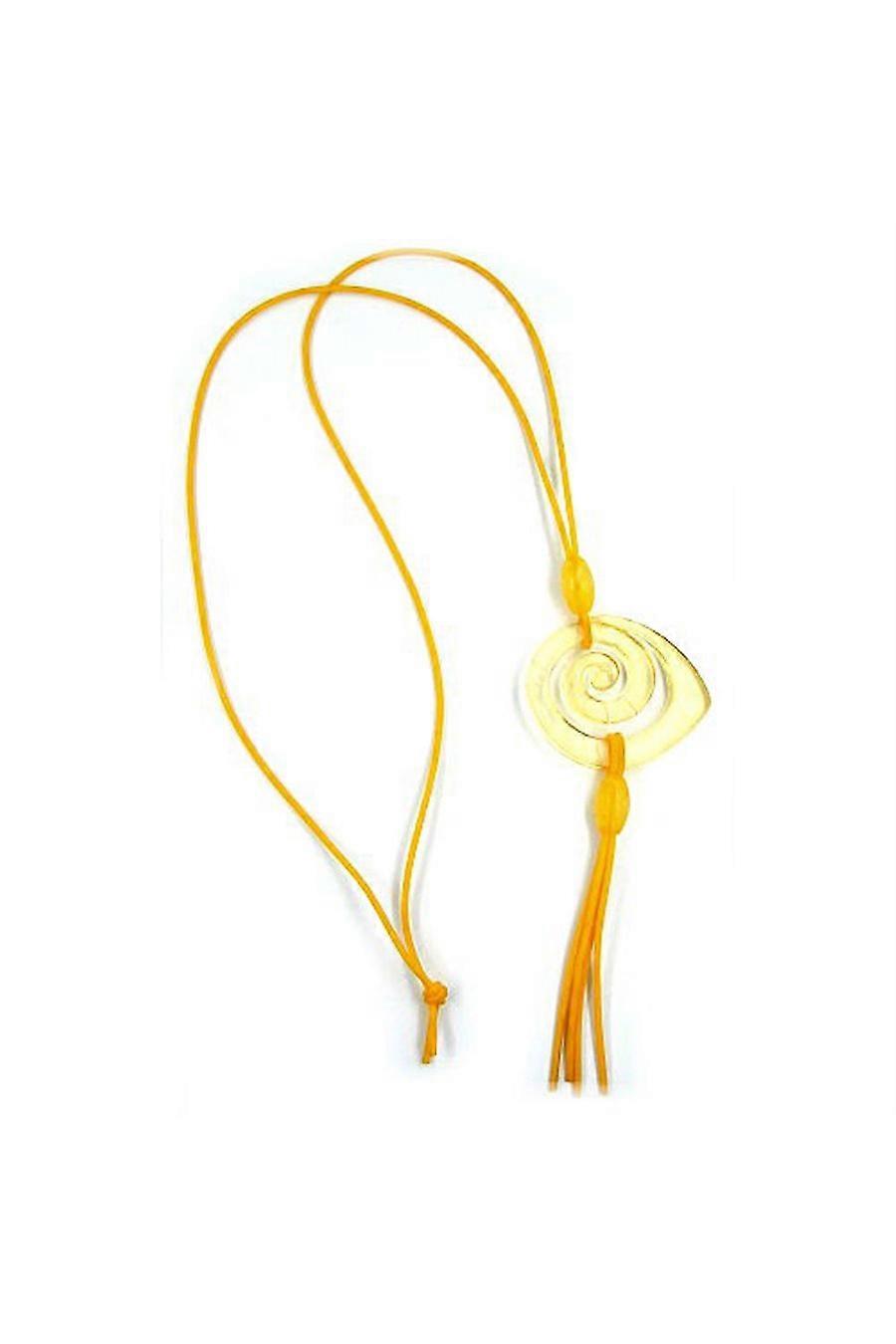 Necklace Snail Pendant Yellow - Gl07500