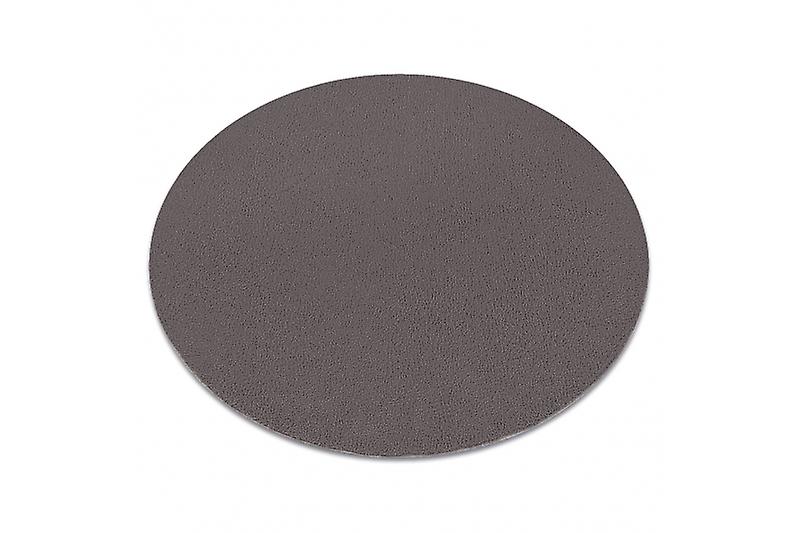 Modern washing carpet LINDO circle grey, anti-slip, shaggy