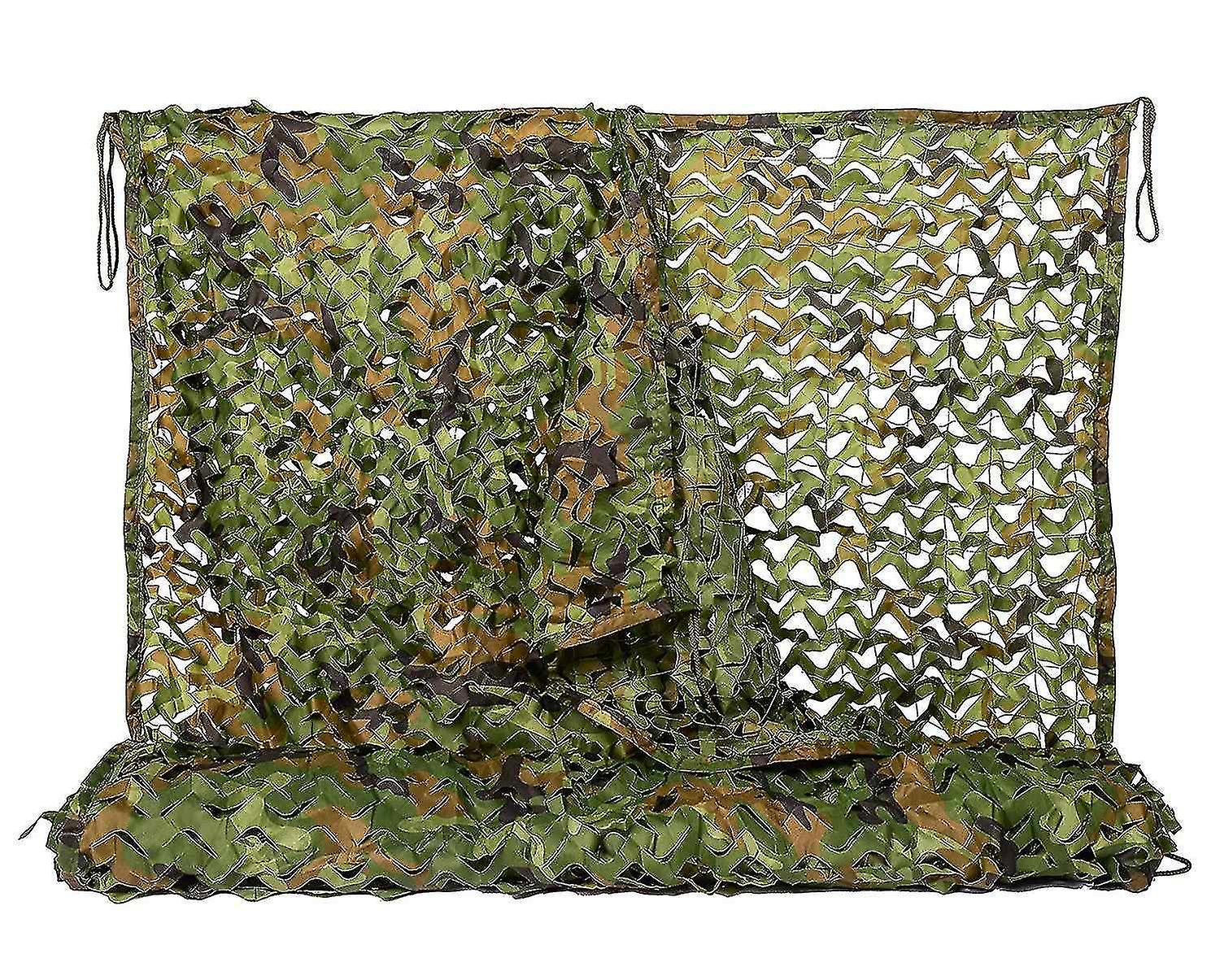 Woodland Camo Netting Camouflage Net For Camping Hunting Shooting Military Sunscreen Nets 3.25ft X 6