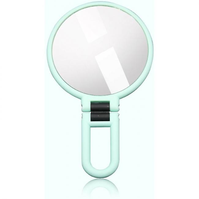 15x Magnifying Pocket Mirror Portable Makeup Mirror Green.