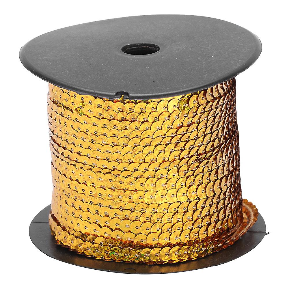 100 Yard Sequin String 6mm Decorative Accessory for Cloth Shoe Plastic Resin Sequin Line
