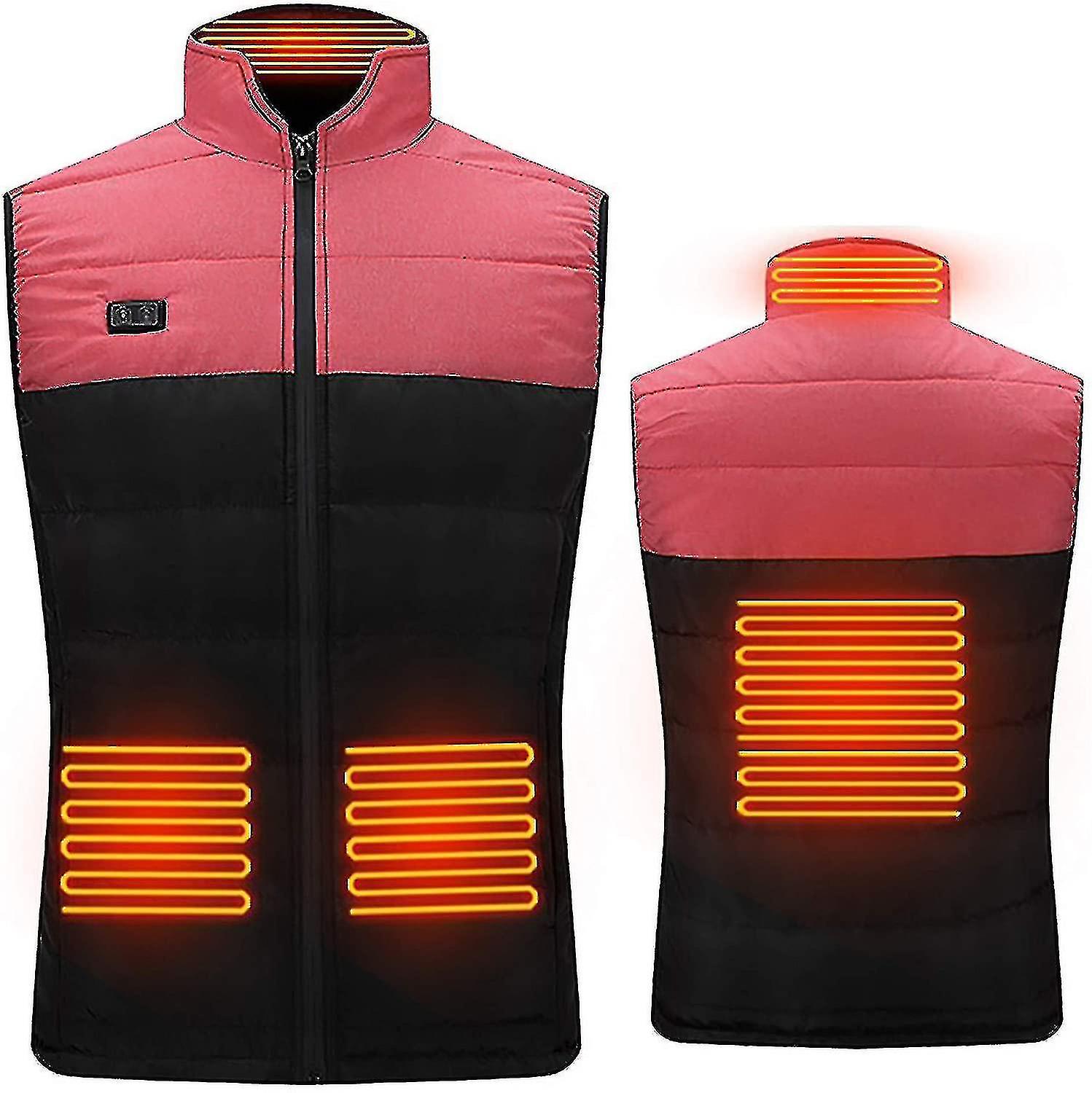 Uppvärmd väst Elektrisk termisk förgyllning Varm väst Vinterjacka för utomhusaktiviteter