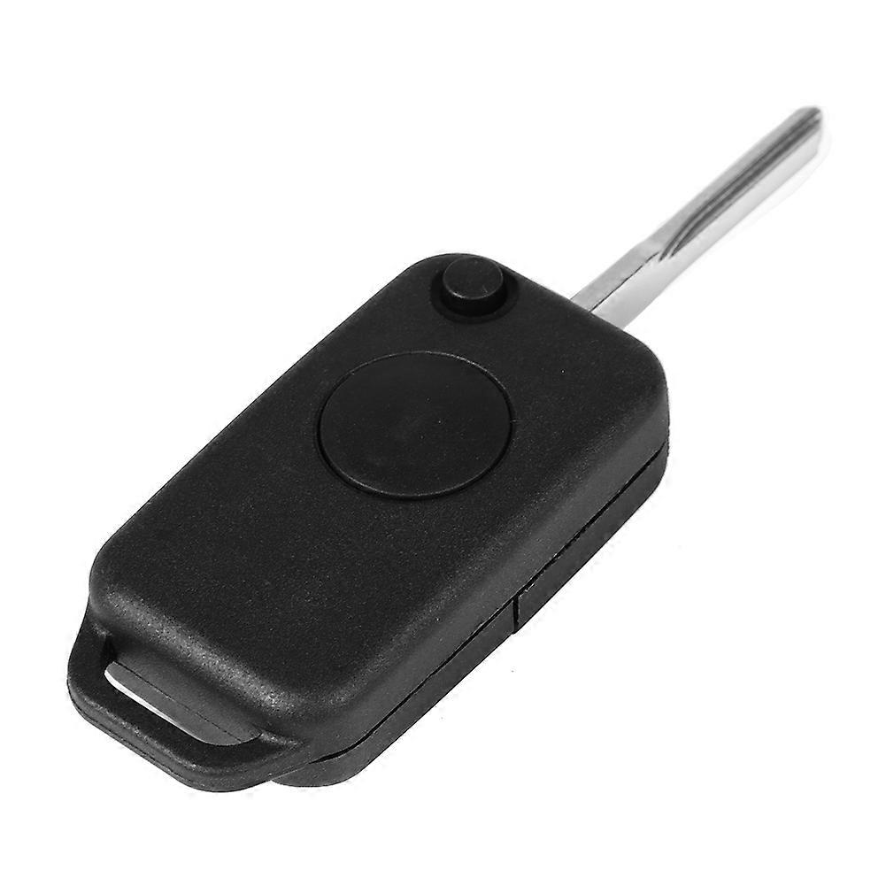 Étui de clé de voiture pliable 1 bouton en ABS pour Mercedes Benz 1984-2004