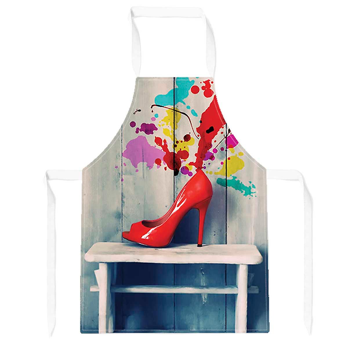 Retro Red Shoes Apron