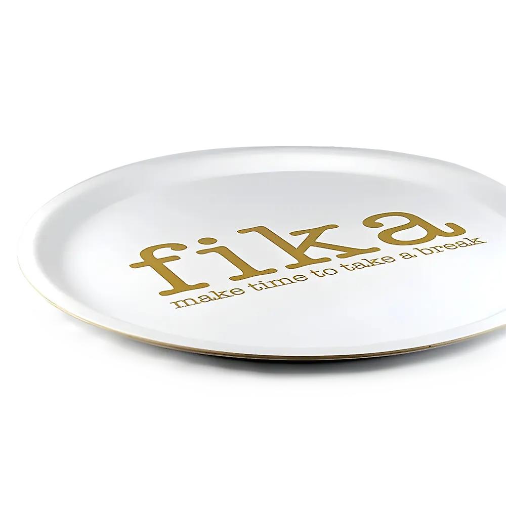 Round tray Make time to have coffee