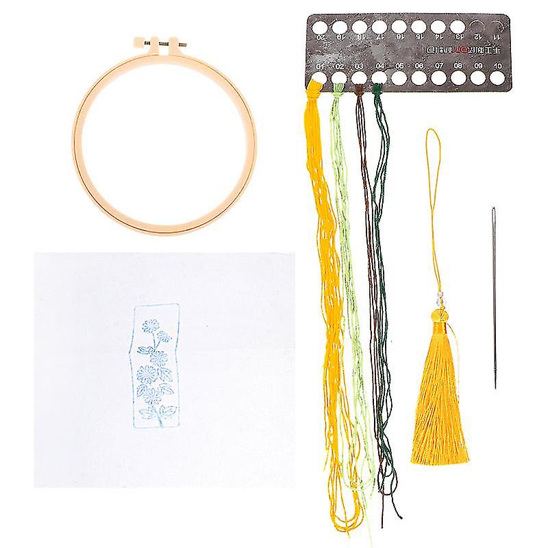 1set Embroidery Bookmarks Pendant