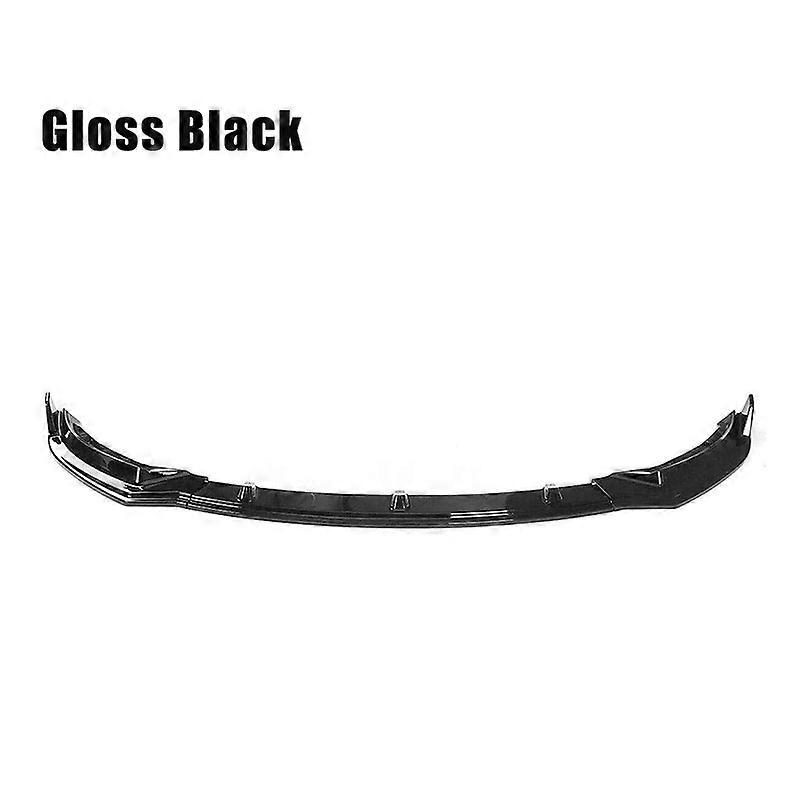 For Tesla Model Y 2017-2021 Carbon Black Front Lower Bumper Lip Spoiler Car Modification Body Kit Bumper Diffuser Protector
