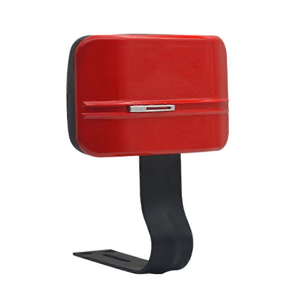  Motorcycle PU Leather Front Driver Rider Backrest Mounting Kit