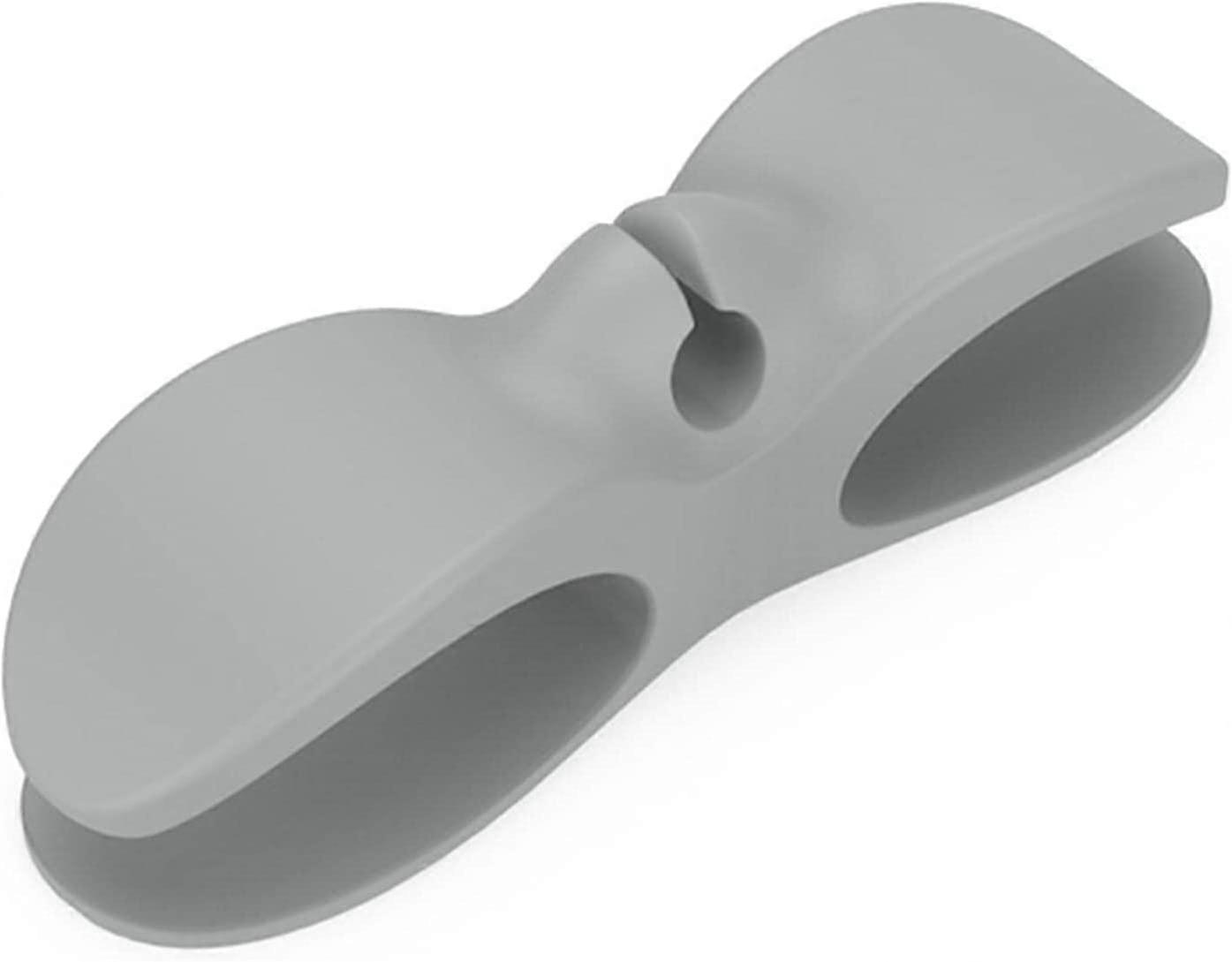 4pcs Adhesive Roll-Up Kitchen Appliance Organizer 10.3*2.8cm Gray