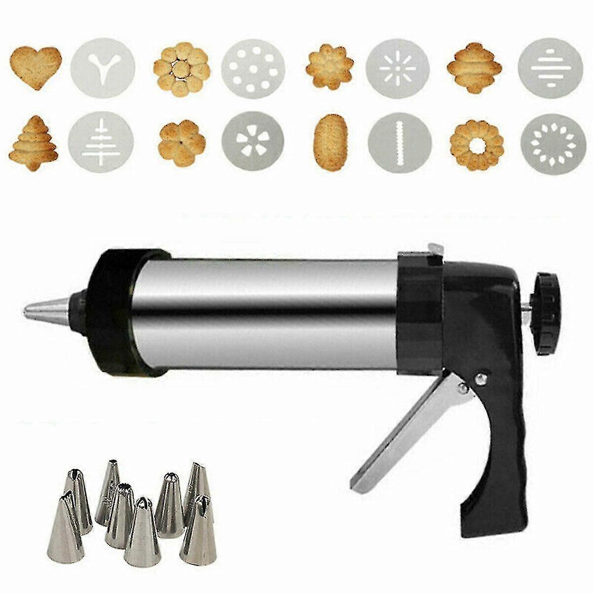 Stainless Steel Biscuit Gun Cookie Icing Cake Machine Hand-pressed Biscuit Making Machine