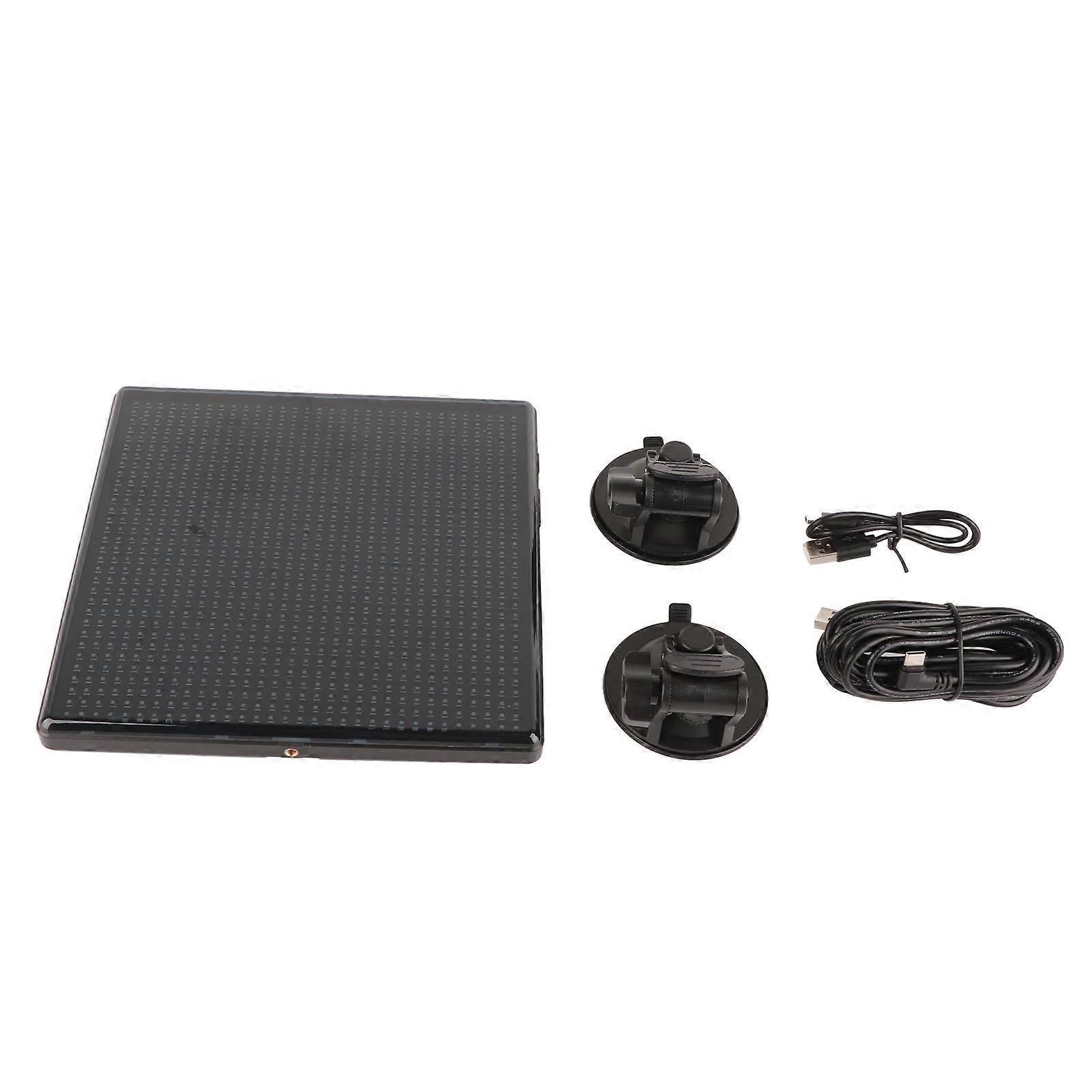 Rear Window LED Display Emoticon Animated DIY Images Adjustable Full Color Screen for Car TaxiBluetooth E2U811