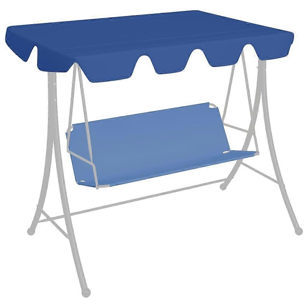 Replacement Canopy for Garden Swing Blue 59.1"/51.2"x27.6"/41.3"