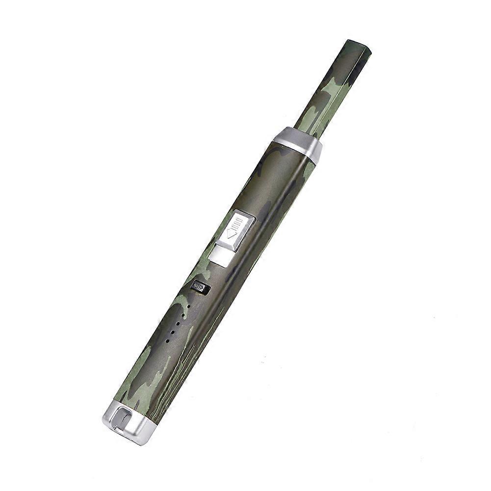 Windproof Arc Pulse USB Rechargeable Cigarette Lighter for BBQ Kitchen Stove (Camouflage)