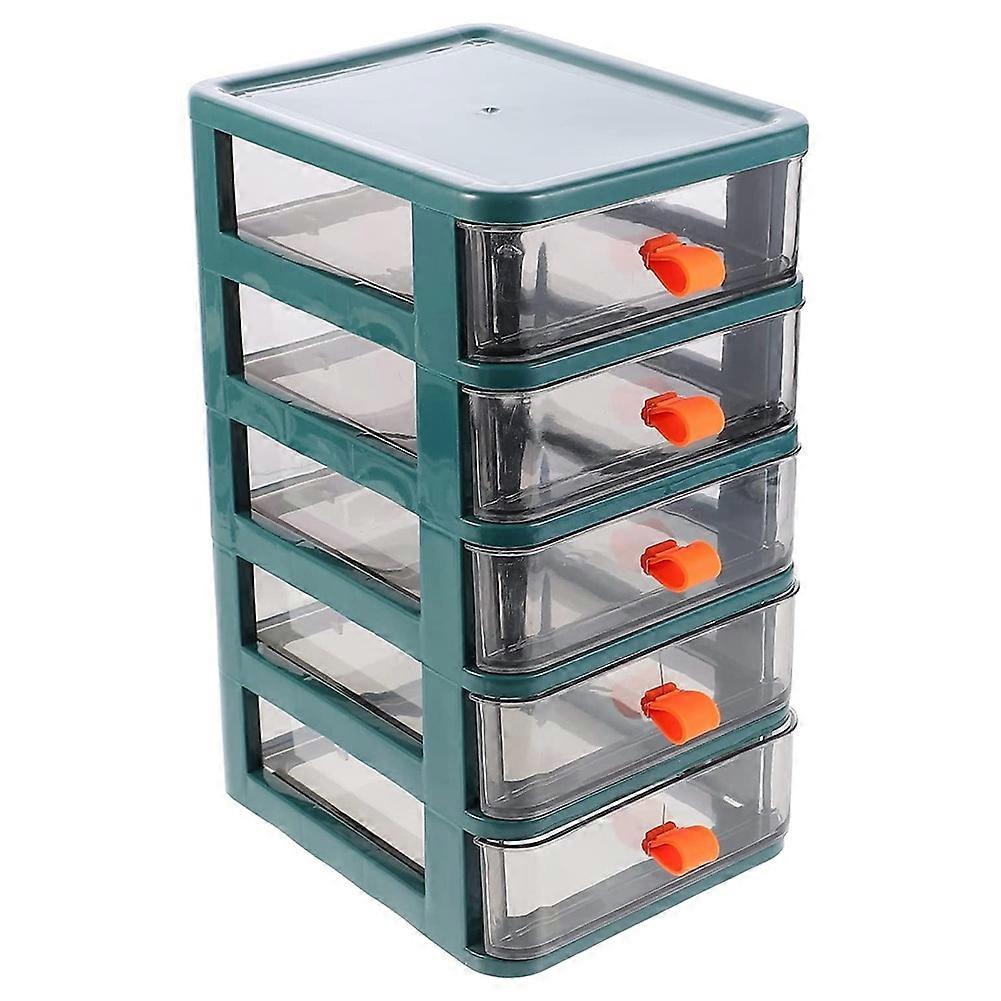 Desktop Storage Cabinet Small Multi- Layer Drawer Storage Box Sundries Classification Decorative Dressing Boxes 5 Drawer