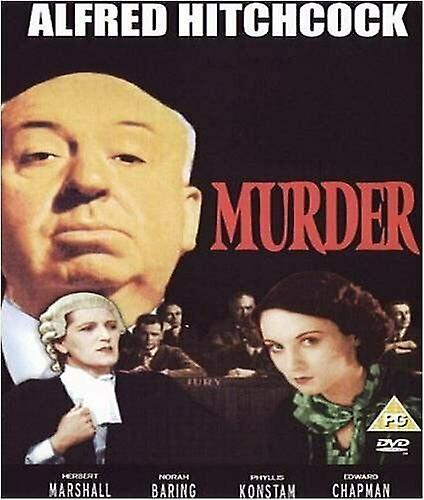 Murder! DVD Herbert Marshall Hitchcock (DIR) cert PG - Region 2