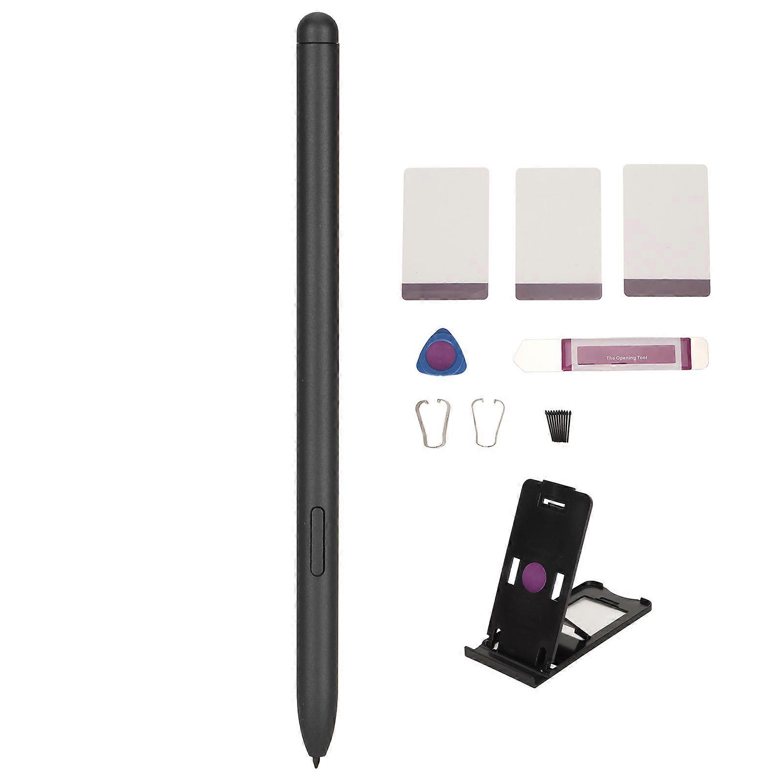 Tablet Stylus for Galaxy Tab S7 S7+Plus with 10 Replaceable Nibs 4096 Levels Pressure Sensitivity Magnetic Stylus Pen Black