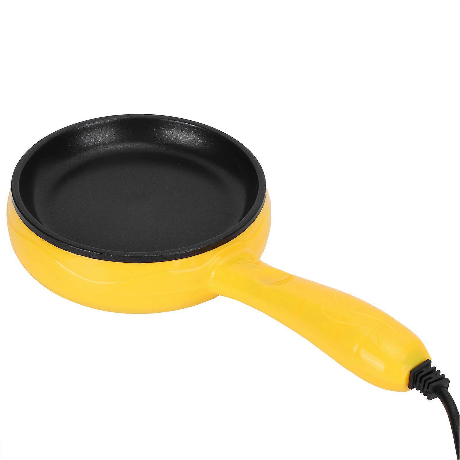 350W Mini Frying Pan NonStick Fried Steak Pancake Egg Pan with Wooden Spatula EU Plug 220V