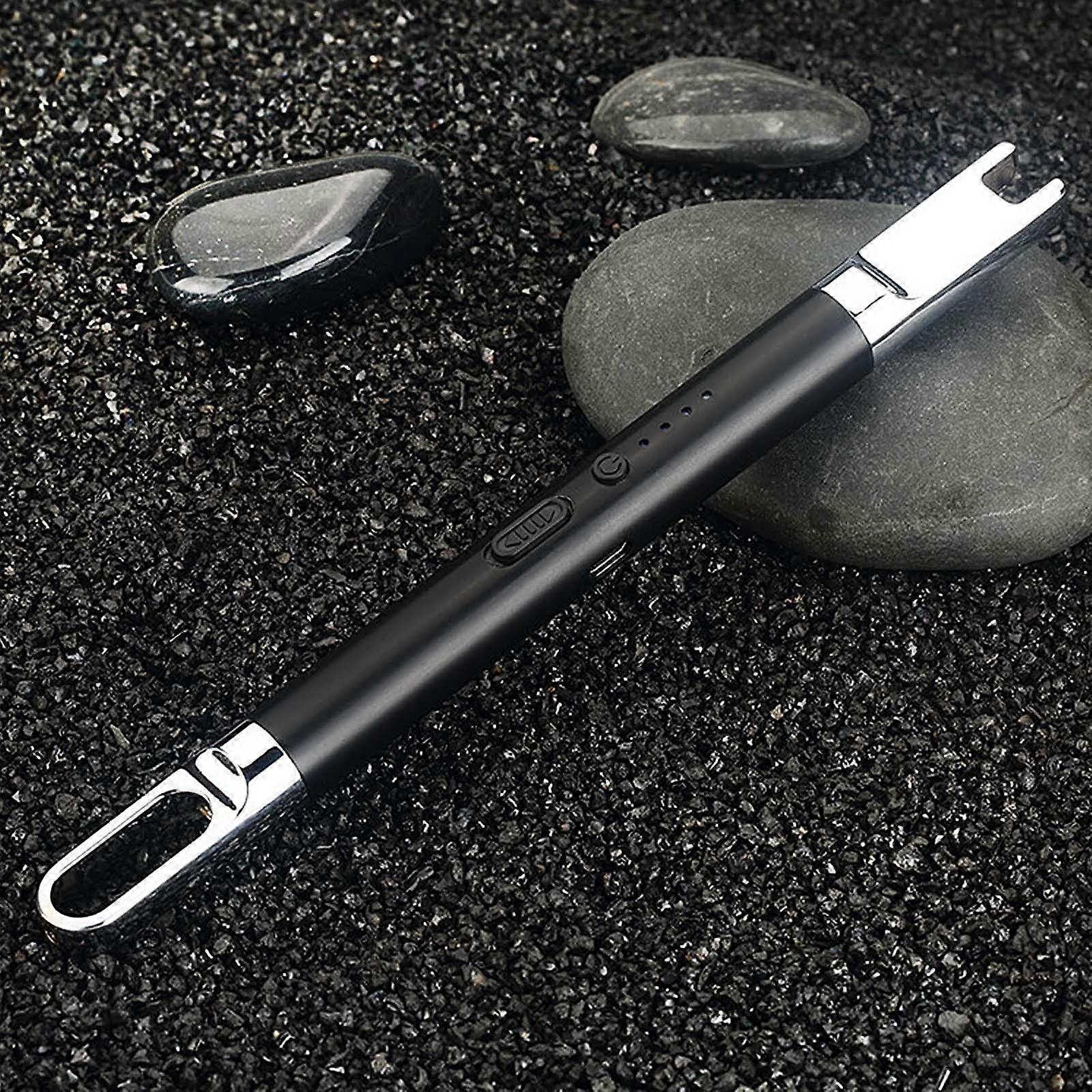 Isqueiro elétrico Fotoelétrico USB carregando isqueiro Windproof sem chama Isqueiro eletrônico