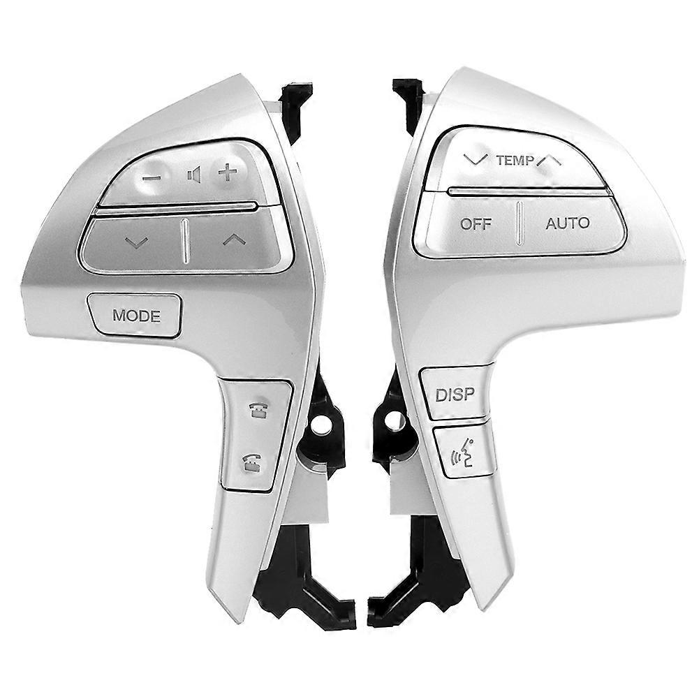 Multifunction Steering Wheel Buttons Switch Fits for Toyota Camry/HighlanderSilver YEMAA