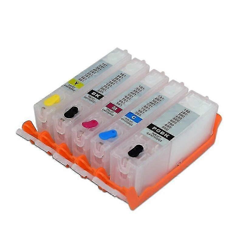 Pgi 580 581 Refillable Ink Cartridge With Permanent Chip compatible with Canon Pixma Ts705 Tr7550 Tr-YuJia